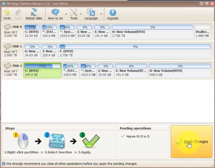 clone disk os